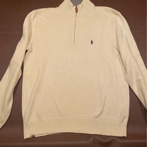 MENS RALPH LAUREN TAN SWEATER